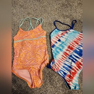 Girls Size 7/8 Swimsuits Lot Of 2